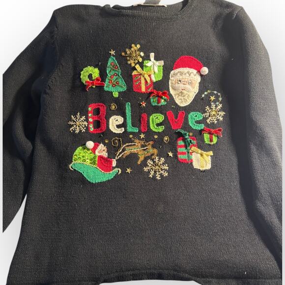 Vintage 90s Ugly Christmas Sweater XL - Picture 7 of 7